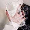 Elegante Custodia per Telefono con Motivo in Pizzo Bianco Romantico per Samsung Galaxy S25 S24 S23 S22 S21 S20 S10 Note20 Note10 FE Ultra Plus 4G 5G