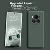 Phone Case for Honor Magic6, Magic6 Liquid Silicone Full Coverage Lens Protection, Ultra-Thin Shockproof Simple Soft, Dark Night Green