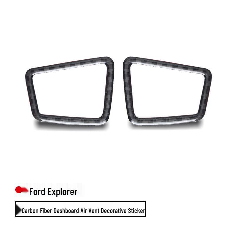 Ford Explorer Carbon Fiber Dashboard Air Vent Trim Accessory