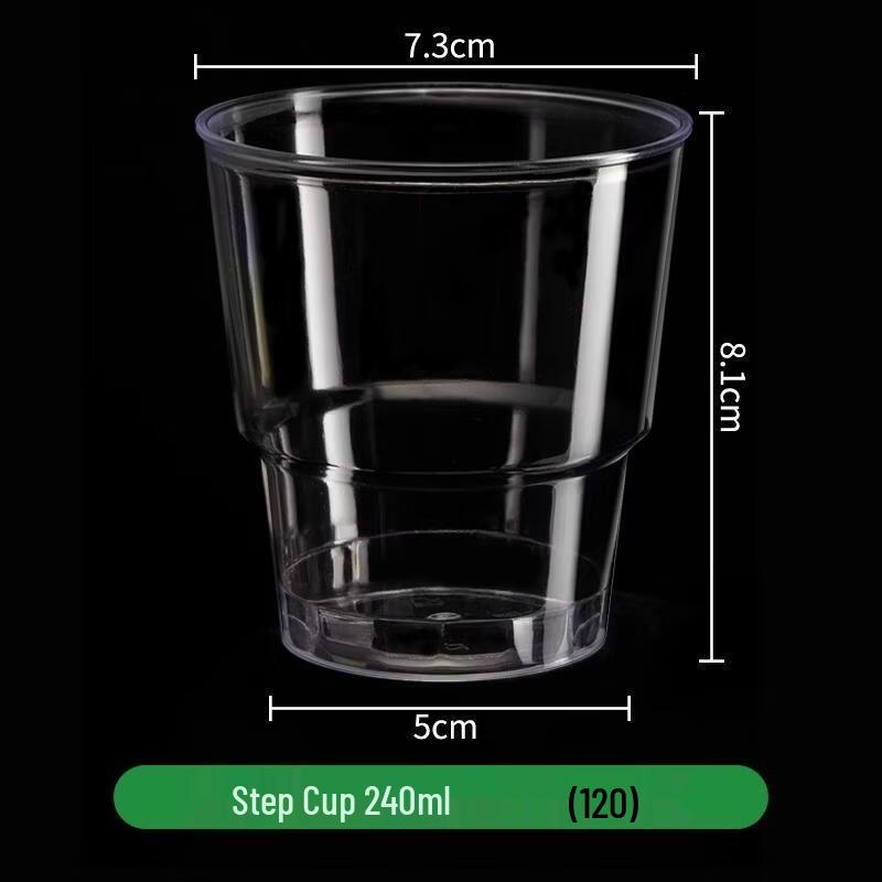 Heavy-Duty Clear Plastic Disposable Cups