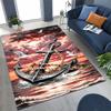 Starry-Sky Colorful Anchor-Pattern Rug – Unique Non-Slip Mat for Living Room or Bedroom Bedside