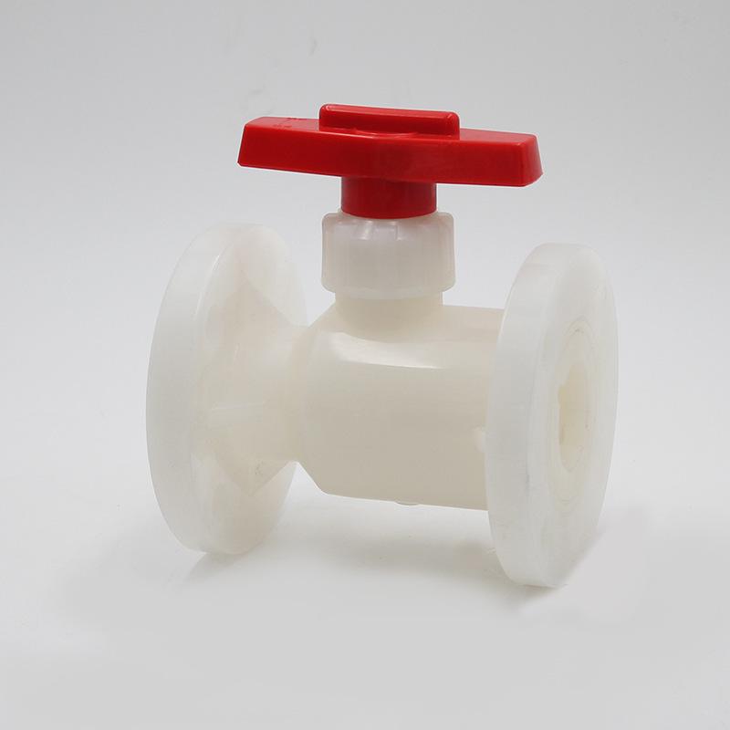 Q41F-10F Flanged PVDF Ball Valve, Integral Design, Sizes DN40-100