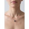 Collier - PEARLS &amp; COLORS - Perle de Tahiti 7-8 mm Ronde - Argent 925 - Perle noire - Long. 42 cm