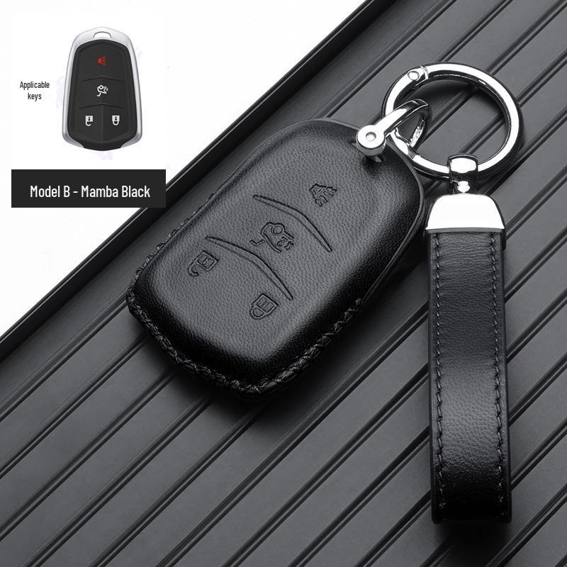Premium Key Case for Cadillac: XT4, CT5, XT5, CT6, CT4, XT6, GT4 Models - Full Wrap Protective Shell