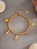 Qiong Yao Ocean DIY Beaded Bracelet Set: Starfish Shell 5A Zirconium Stainless Steel Ornament