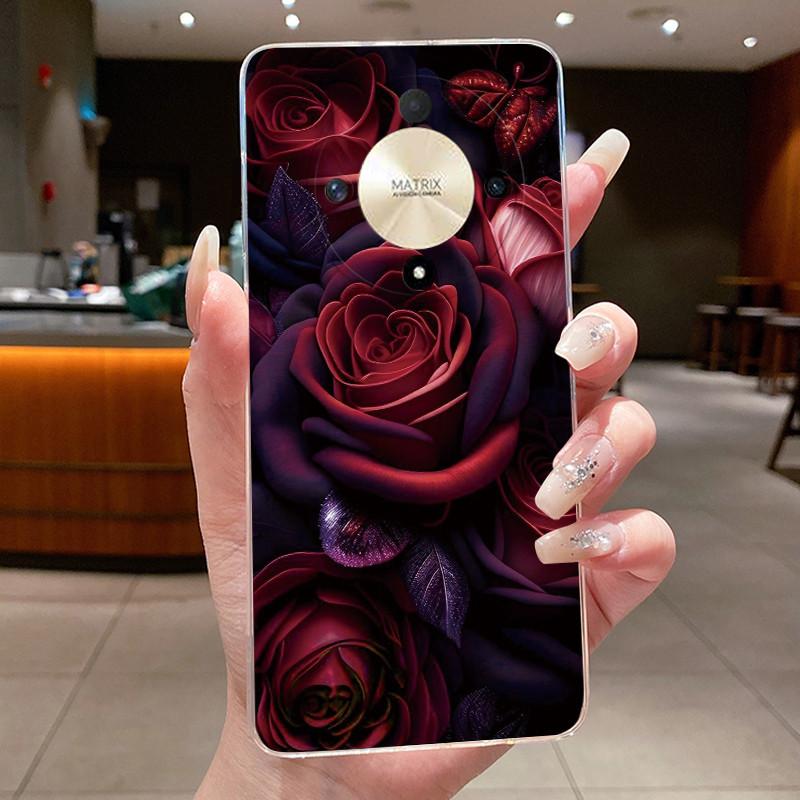 Casing For Honor X9b X9a Magic 6 5 Lite 5G Luxury Dragon Cute Cool Boys Girls Transparent Soft silicone Back Cover Phone Case