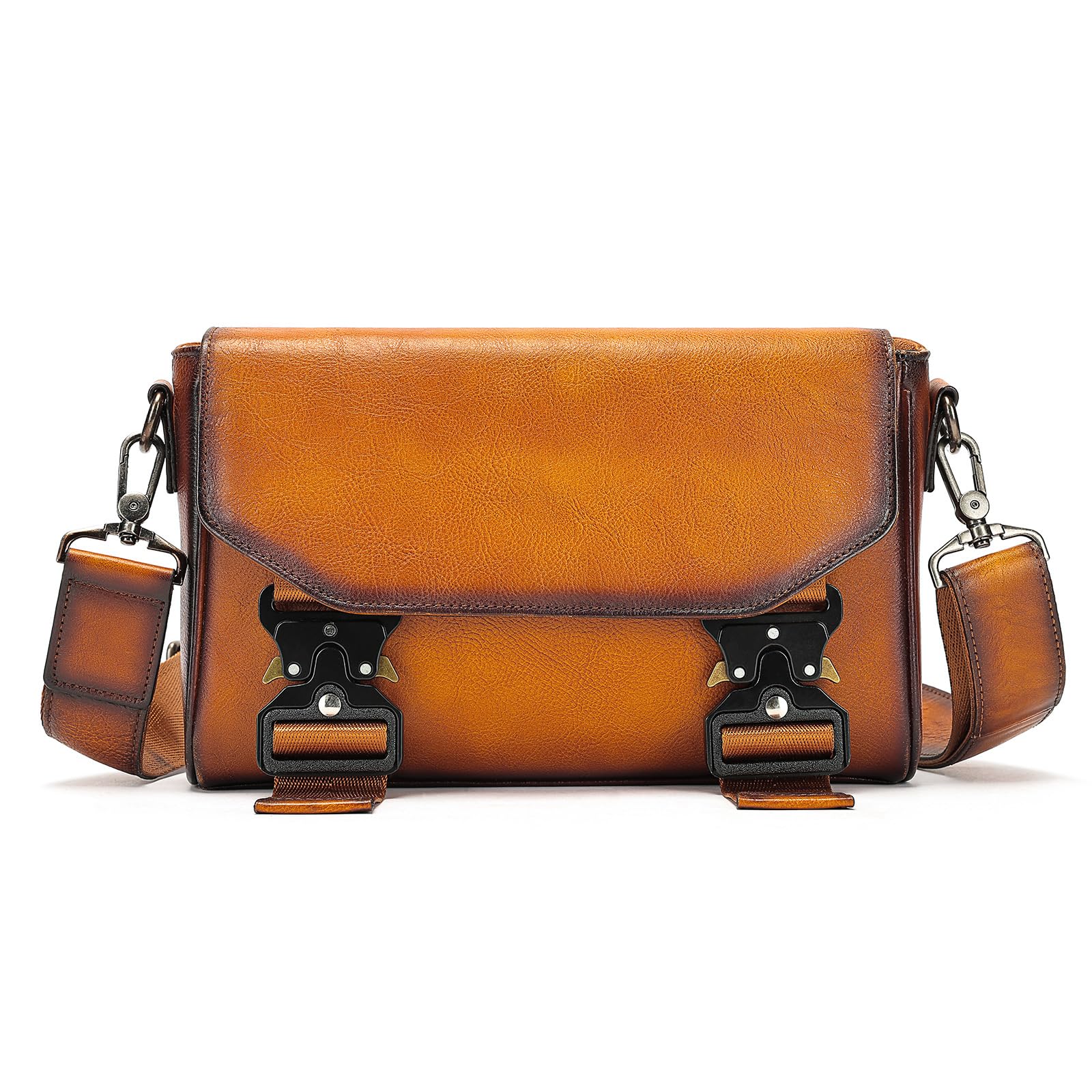 

Whatna Сумка через плечо из натуральной кожи телячьей выделки цвета загара для мини-кроссбоди на грудь, подходит для iPad, маленькая сумка-мессенджер через плечо для и 6212 в античном стиле для мужчин,