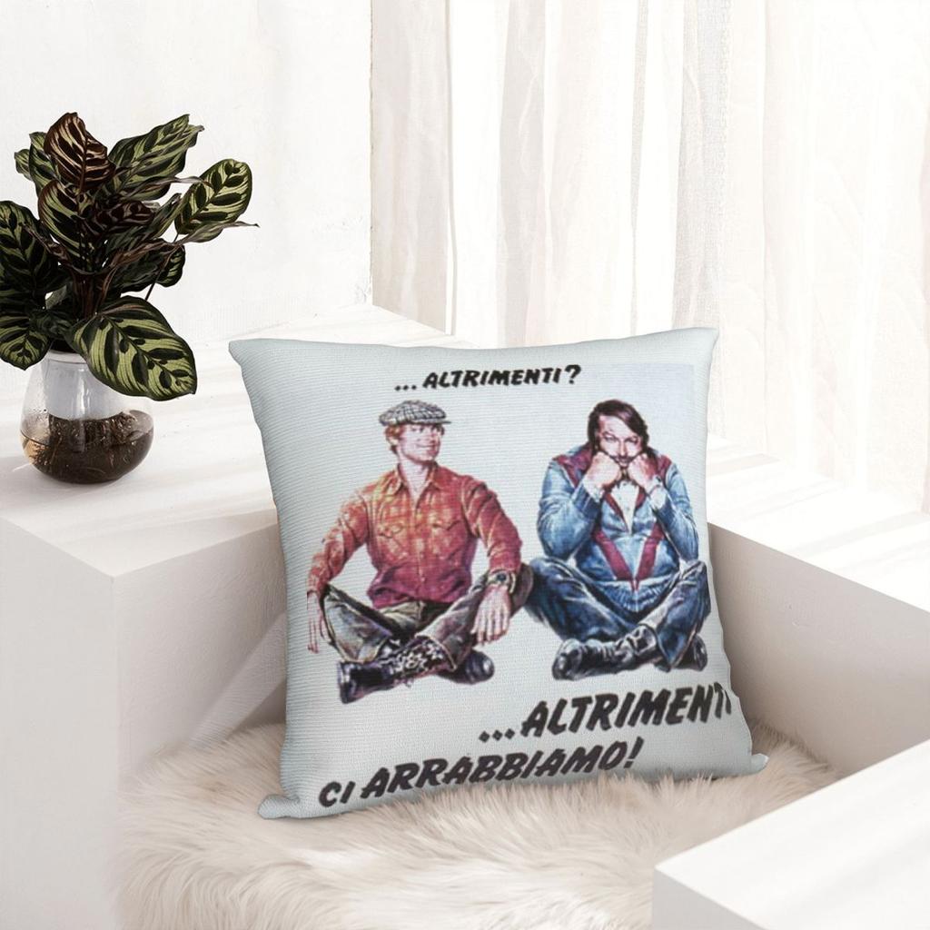 Maglietta Bud Spencer Terence Hill Pillowcase Cushion Comfort Throw Pillow Sofa Cushions Used for Home Bedroom Living Room