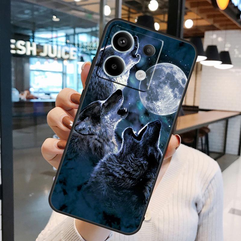 Animal Wolf Galaxy Case For Xiaomi Redmi Note 15 Pro Plus 10 11 12 13 14 Pro Redmi 15 15C 10C 12C 13C 14C Cover