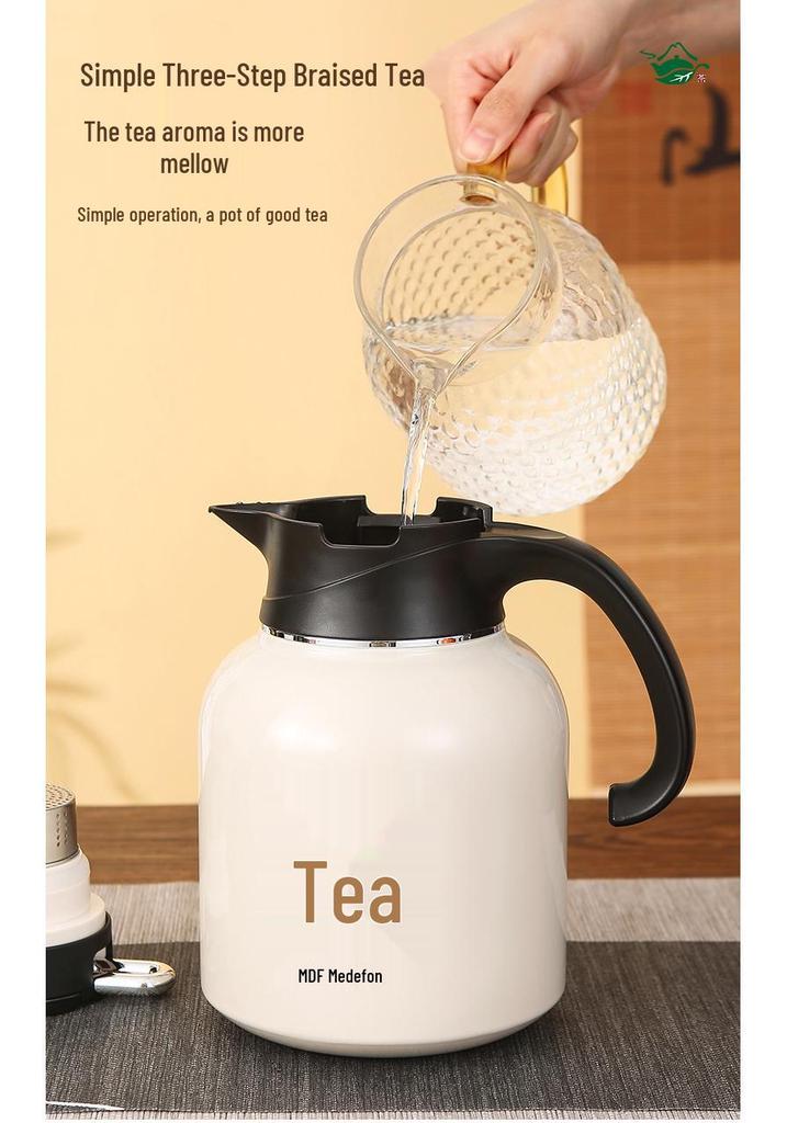 316 Stainless Steel Thermos Stew and Tea Pot, Large Capacity Kettle for Home Use