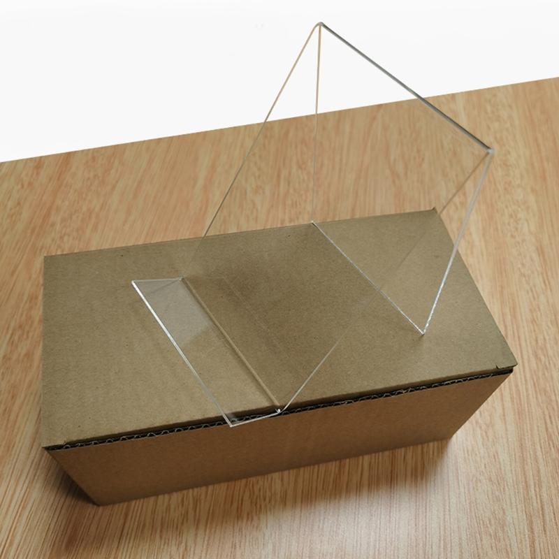 5 Pieces Clear Tablet Holder Acrylic Stands for Displaying Paintings Books Music Sheets Notebooks Artworks CDs