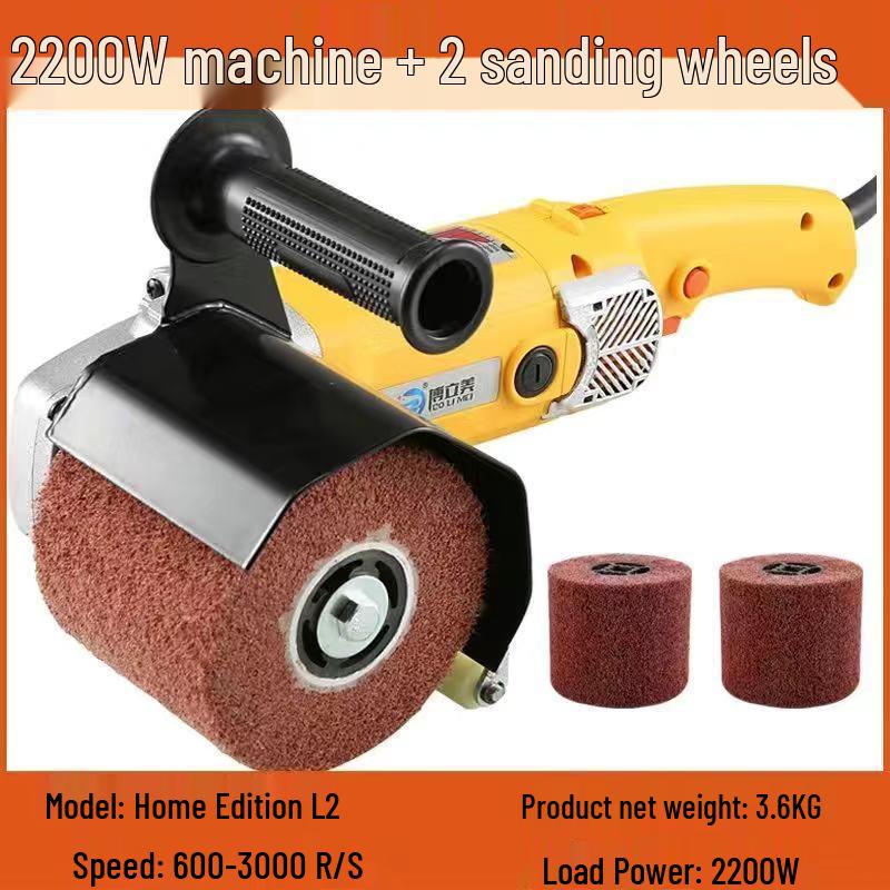 Hot Selling Stainless Steel Handheld Electric Polisher: Rust Remover & Mirror Surface Metal/Wood Wire Drawing Machine