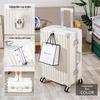 Li Shen PC Aluminum Frame Travel Luggage with Cup Holder