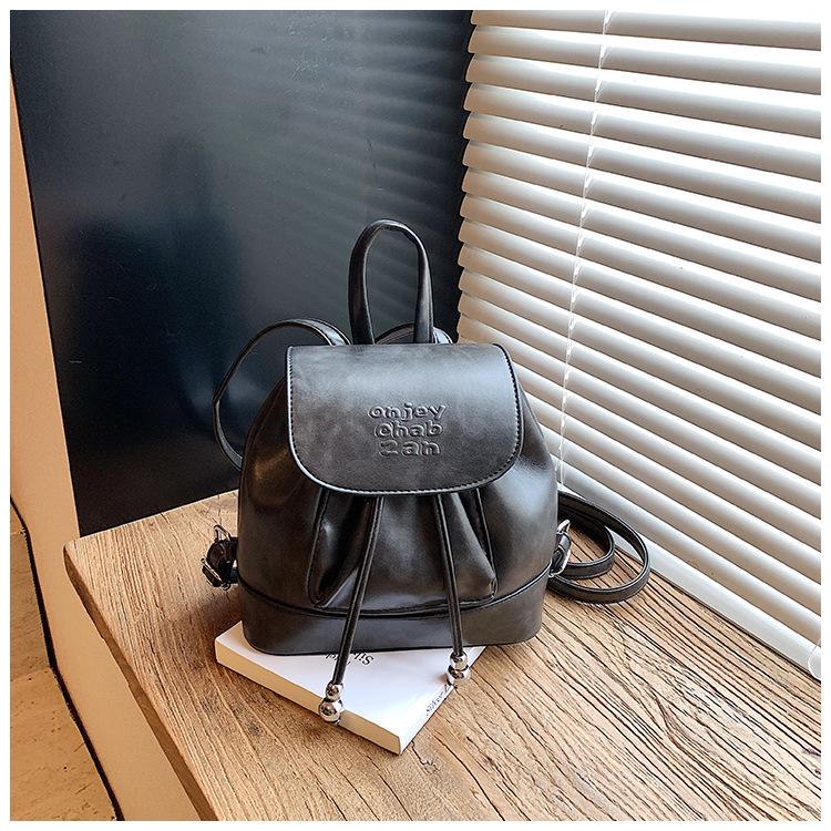 2025 Damen Retro Rucksack in Unifarbe - Vielseitiges, Exquisites Reiseaccessoire für Herbst und Winter