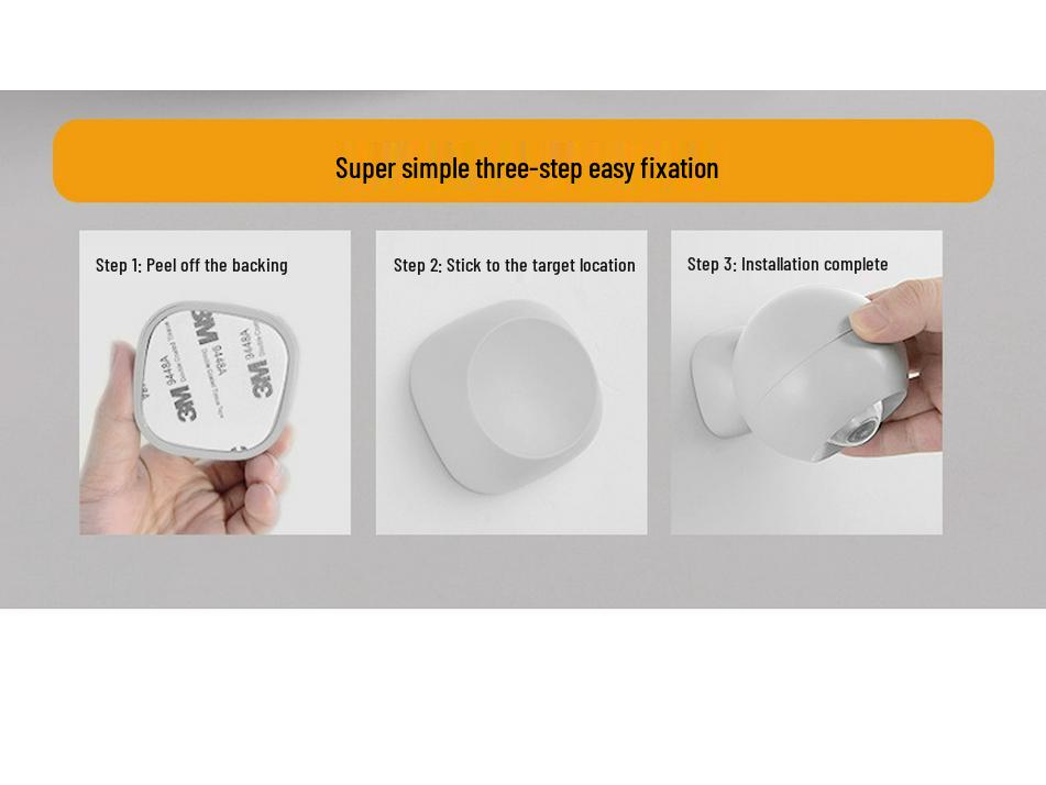 Magnetic Wireless Wall Light with Motion Sensor - Eye-Friendly Bedroom & Bedside Spotlight