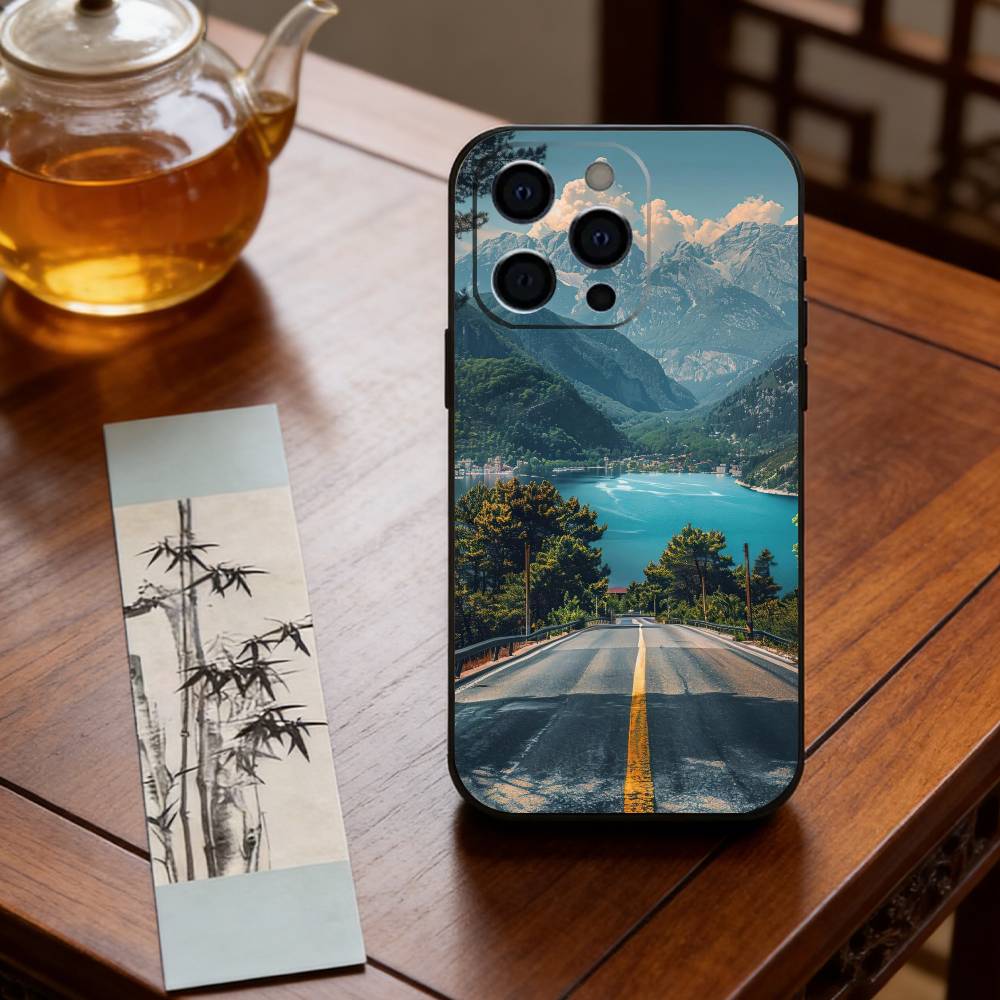 Beautiful natural scenery Phone Case Silicone Soft For IPhone 17 16 15 14 13 12 11 X XR Plus Pro Max Plus iPhone16promax