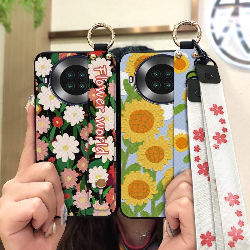 Soft Case Protective Phone Case For Cubot Note20 Anti-dust Back Cover Durable Wrist Strap Dirt-resistant Shockproof Ring