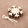 Wooden Christmas Tree Hanging Ornaments - Set of 10 Pieces