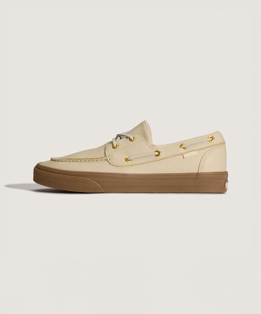 Vans 2-Eyelet Boat Shoes - (Leather) Tan / Vn000Z11Tan1