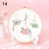Crafts Handmade Painting Flowers Plants Pattern Cross Stitch DIY Embroidery Embroidery Starter Kit
