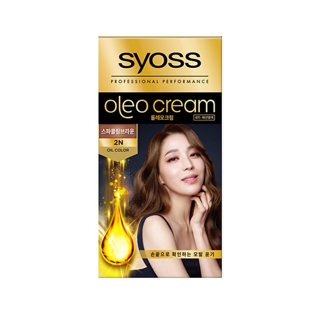 

Syoss Oleo Gold Label Satch Cover Hair Dye 2N Sparkling Brown 100g