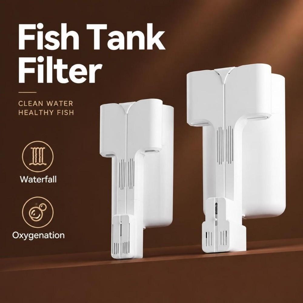 Oxygenation Wall-Mounted Filter Waterfall Aquarium Filter Silent Fish Tank Filter Freshwater