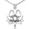 Flower Shaped Cremation Urn Bar Jewelry Pet Cremation Jewelry Ashes Necklaces Creative Pet Cremation Jewelry