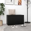 VidaXL Entryway Bench, Storage Seat, Shoe Rack with Seat, Interior Living Room Organizer, 808667