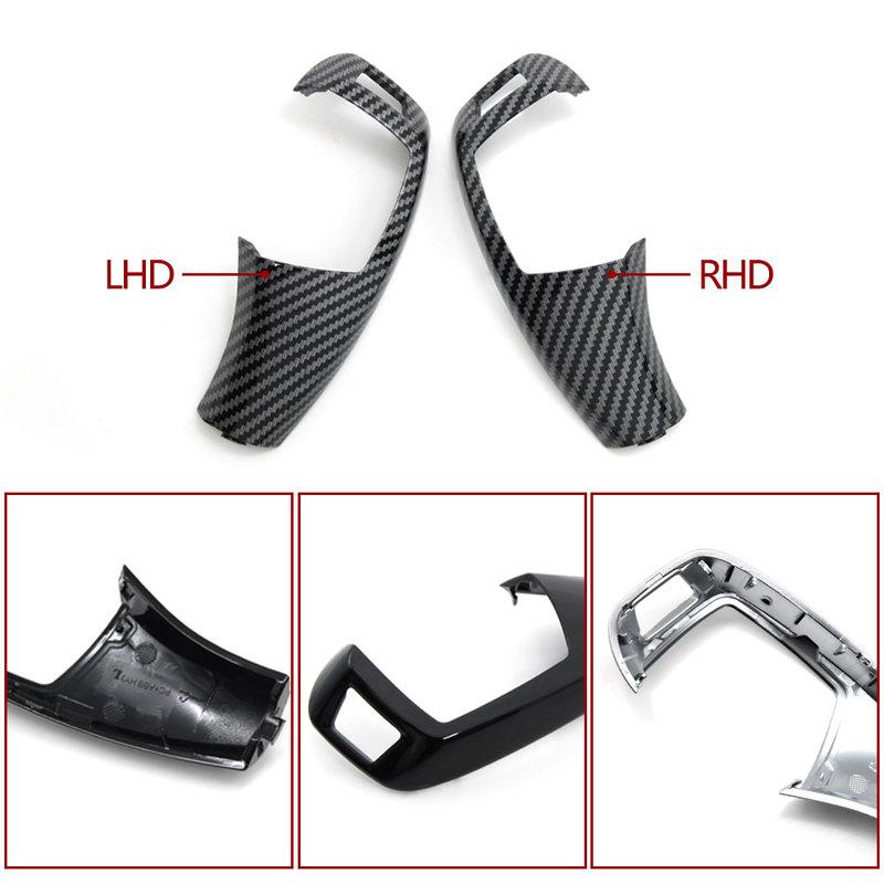 LHD RHD Car Interior Gear Shifter Lever Protect Cover Trim Shift Knob Panel Replace For BMW X5 X6 E70 E71 2007-2013 61319116587