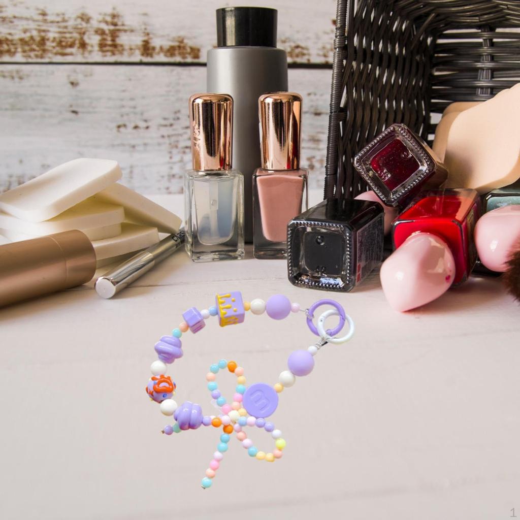 Beaded Keychain Beads Keyring for Party Tote Bag Anniversary