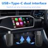 Android Auto Wireless Carplay Type-c USB Bluetooth Wifi Plug and Play 2In1 Dongle For Chevrolet Citroen Buick Cadillac Chery VW