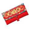 Traditional 2025 New Year Money Bag Cloth Red Pocket Cartoon Lucky Money Packet  Kids Gift