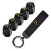 Car Tire Wheel Valve Caps Cover Suede Car Keychain Keyring For Lamborghini LP570 LP610 Urus LP700 LP770 Gallardo Aventador HH70