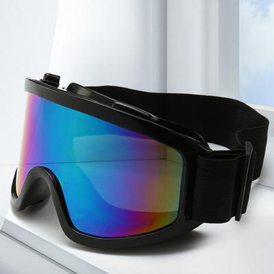 Motorcycle Ski Goggles for Men Women Windproof Sandproof with Interchangeable Lenses Protection Cycling Snow Sports Glasses
