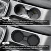 Smabee for Kia Soul 2020-2025 Water Cup Holder Insert Car Cup Box Shock-Absorbing TPE Organizer Tidying Accessories Black