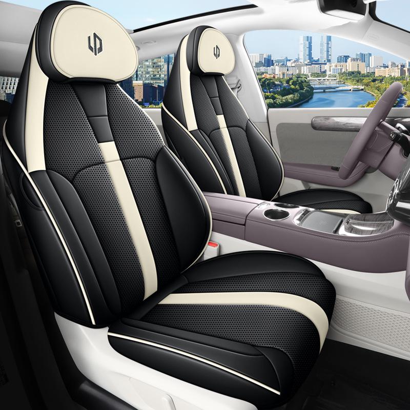 Leapmotor C11 Full Leather Cartoon Seat Cover: Full Coverage, All-Season Use