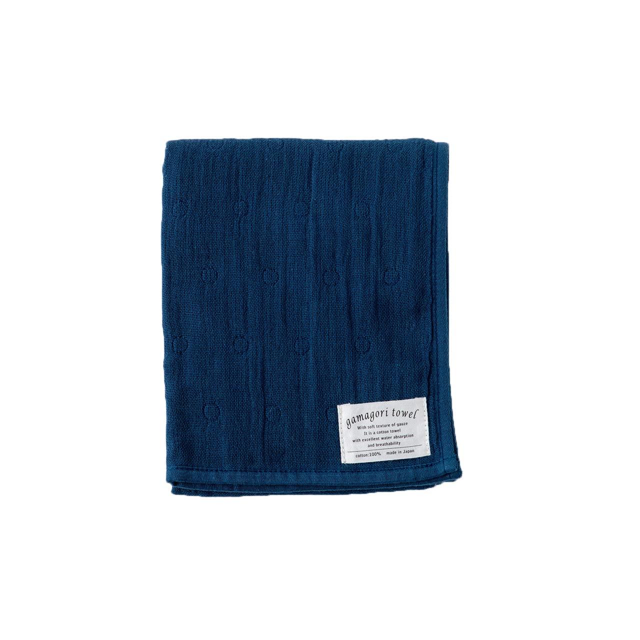 

Gamagori towel gauze face approximately 32 x 80 cm six-ply towel, (navy)