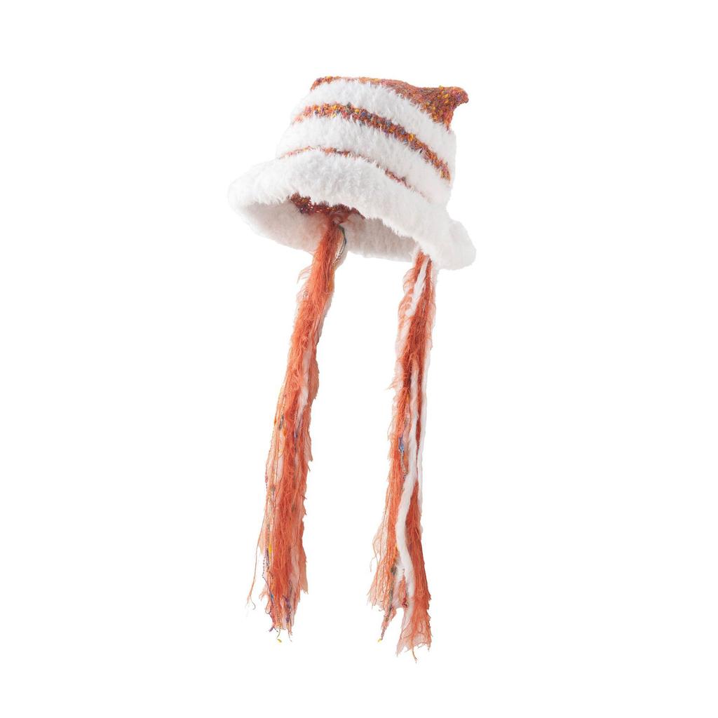New Lion Hat Autumn and Winter Warm Plush Hat Big Eaves Ear Protection Cute Wool Hat Show Face Small Knitted Hat Children