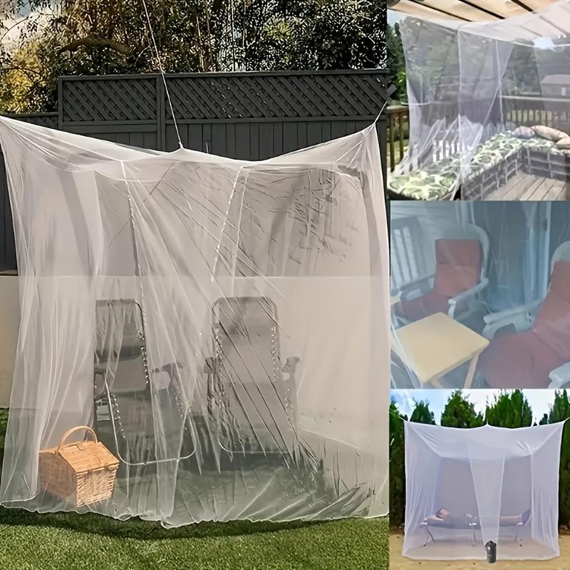 Extra Large Camping Mosquito Net, Durable Polyester Canopy Mesh for Bed & Outdoor Use, Non-Waterproof, All-Season Protection