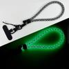New Creative Handmade Luminous Phone Lanyard Anti-lost Removable Wrist Straps Wristband Adjustable Keychain Hanging Rope