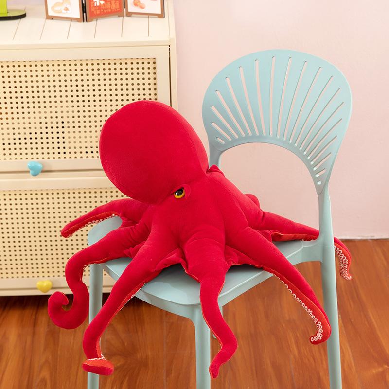 Simulated big octopus doll plush toy marine animal red octopus doll girl ragdoll doll