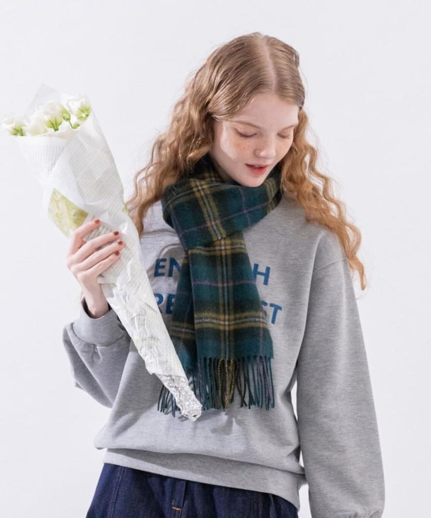 Afternoon Tea Living Scarf JN28 Tartan Check Scarf / Afternoon Tea Original Tartans Green