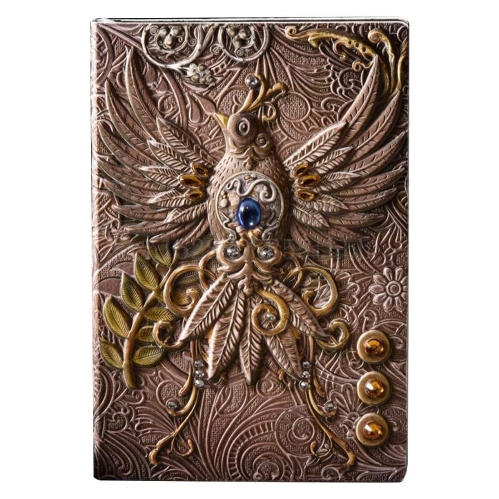 

Copeflap Antique Notebook, A5 Diary, Spellbook, Magic Book Style Notebook, Western Style Antique (Color)