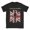 Distrassed Liam Gallagher  T-Shirts Men Women O-oasis Humorous 100% Cotton Tee Shirt Round Neck Short Sleeve T Shirt