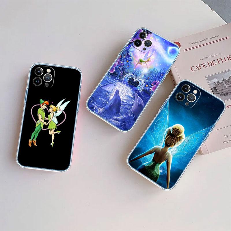 Tinker Bell Tinkerbell Transparent Phone Case for Motorola Moto G10 G20 G30 G31 G32 G34 G35 G41 G42 G50 G51 G52 G55 G60 G60S