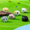 Cats Figurines Mini Cats Decors Waterproof Toy Playsets Miniature Doll Garden Figurines Cake Toppers Parties Favor