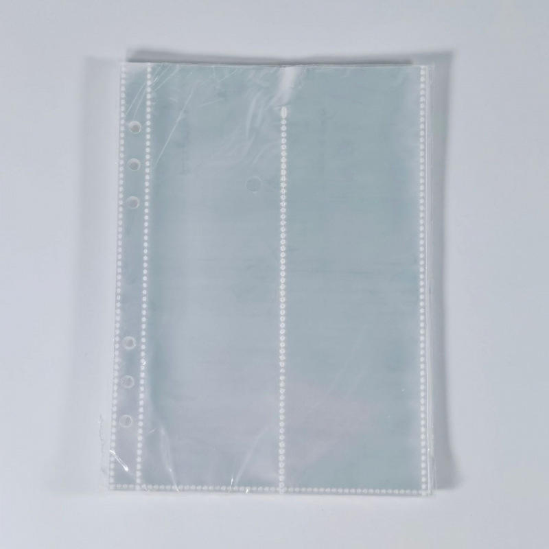 A5 Transparent PVC File Folder Multifunctional Loose Leaf Document Organizer For Photo Card Collection Postcard Storage Binder