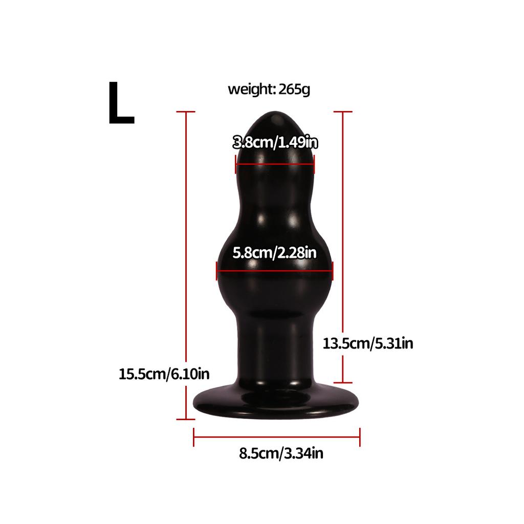 Set de Bolas Anales y Tapón de Estiramiento para Hombres y Mujeres - Kit Entrenador Anal para Principiantes con Tamaños Graduales, Masajeador de Glúteos para Juego en Solitario o en Pareja