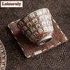 81ml Ten Thousand Buddhas Master Cup Creative Gilt Silver Bell-shaped Cup Tasting Mug Antique Water Jug Cafes Gift Collection