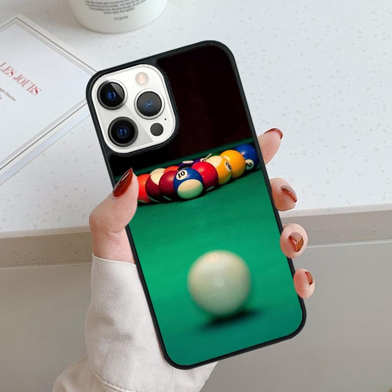 Billardkugel Snooker Handyhülle Für iPhone 17 Air 11 12 13 14 15 16 Pro Max Hülle Für iPhone 17 Air Max 5 Plus Hülle Schale